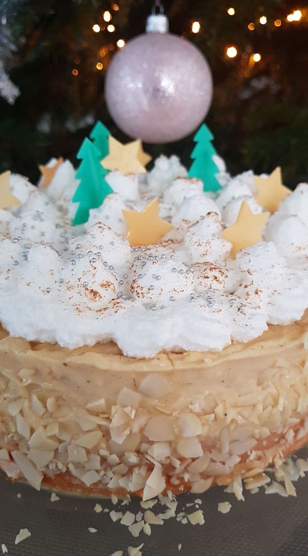 Karácsonyi Madártej torta