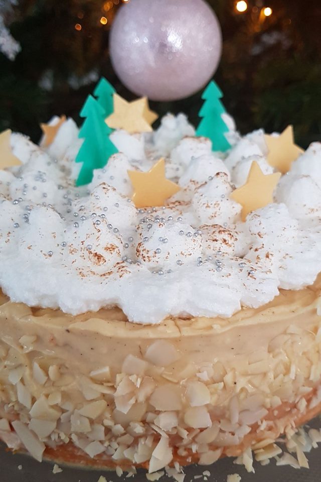 Karácsonyi Madártej torta