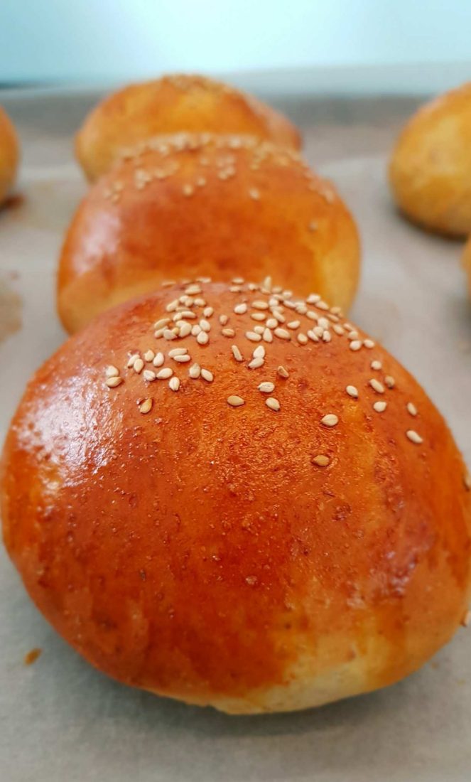 Házi hamburger zsemle