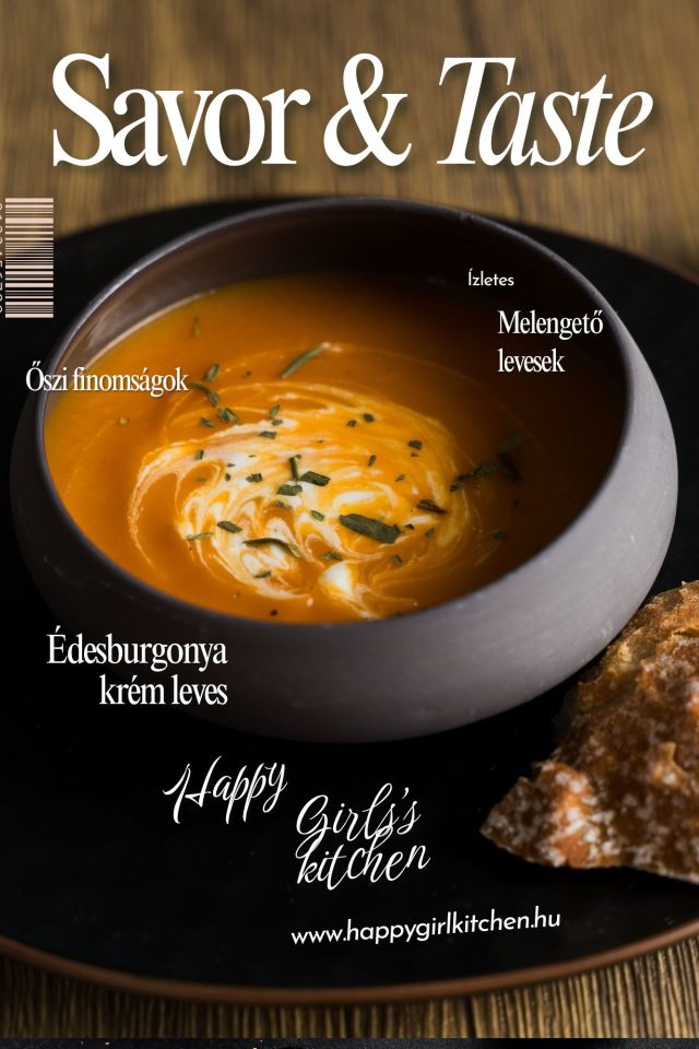 Édesburgonya krémleves