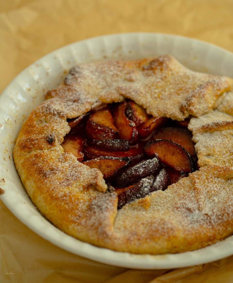 Szilvás galette