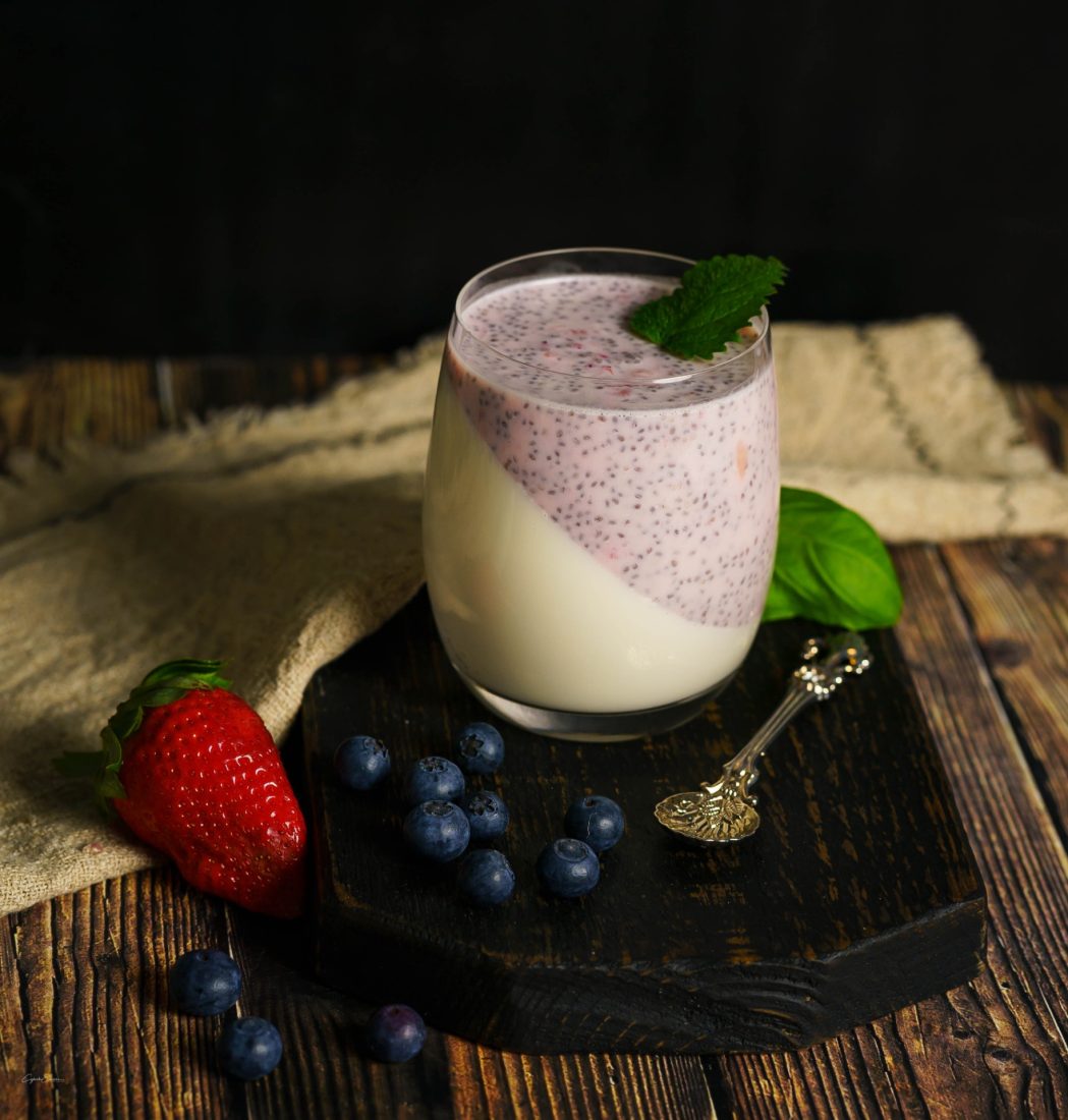 Panna-cotta chia