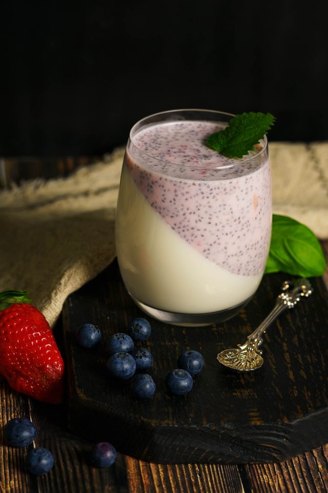 Panna-cotta chia