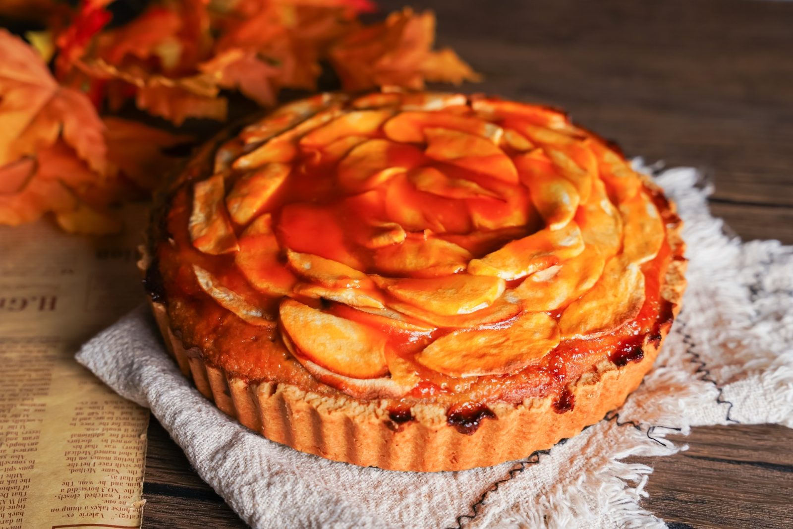 Őszi almás pite