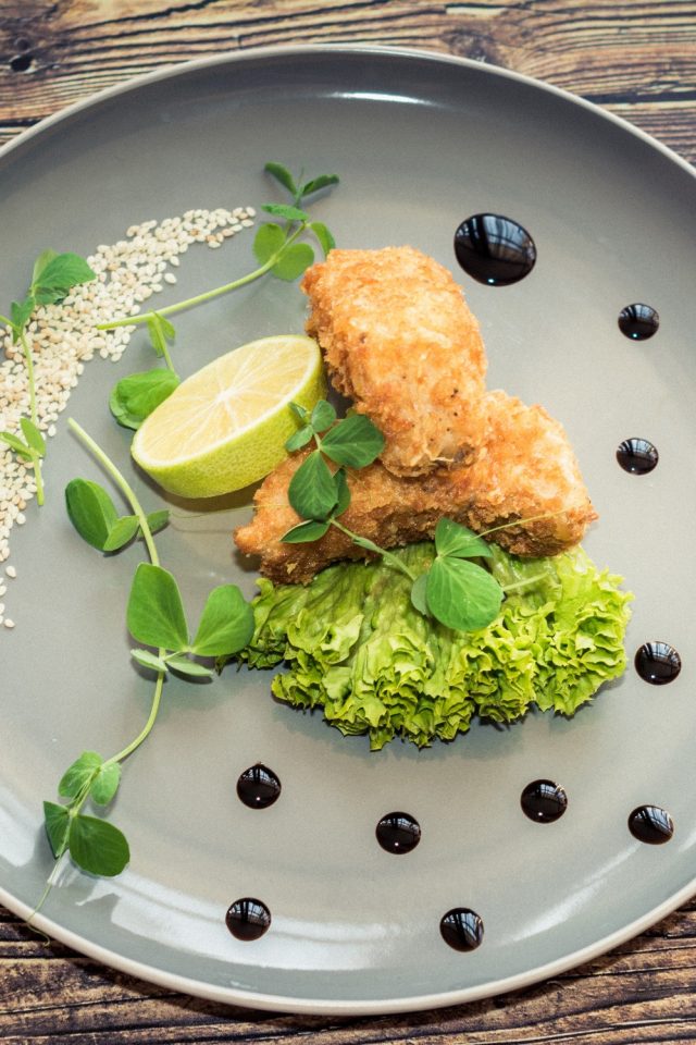 Panko morzsás süllő filé