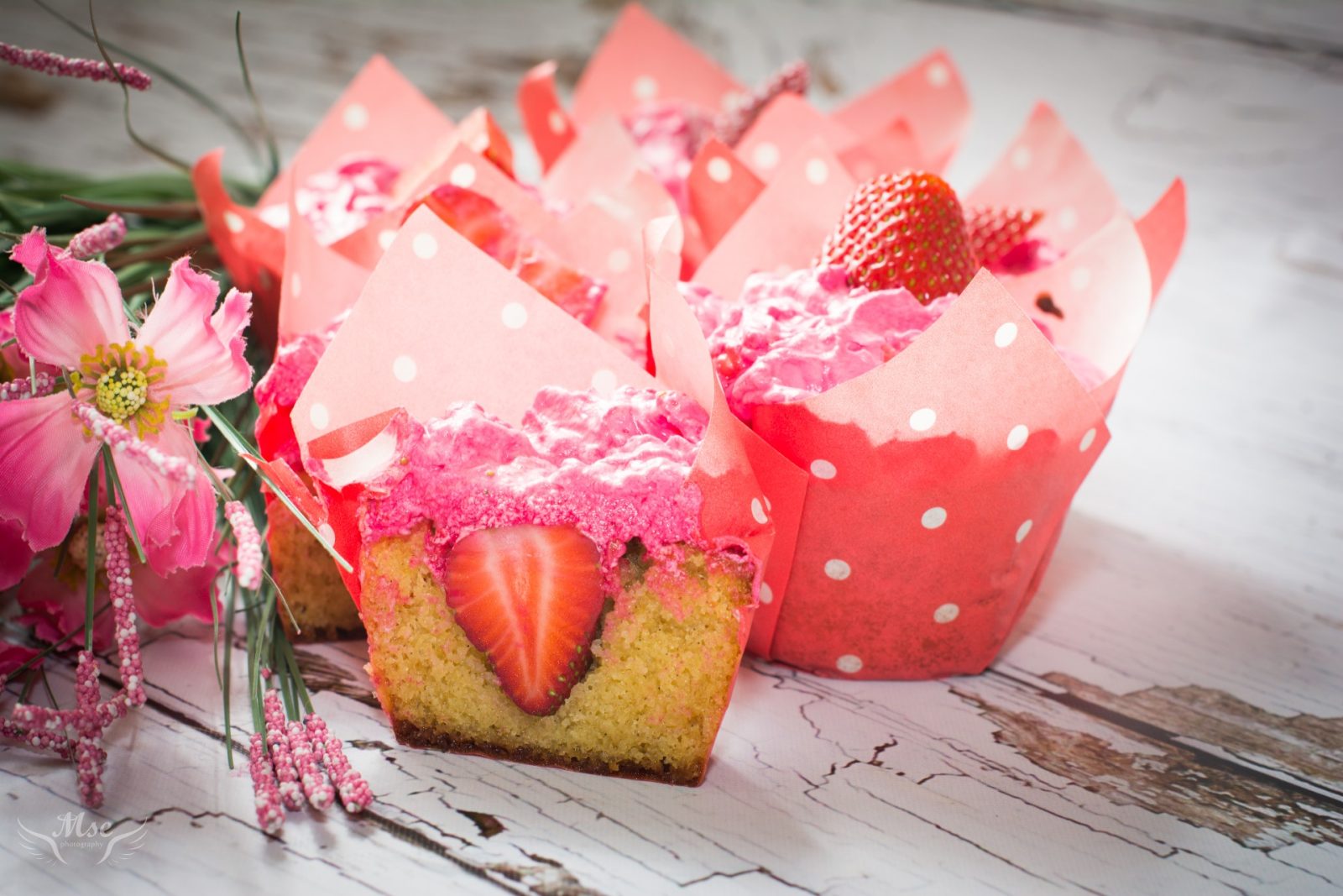 Epres-habos muffin