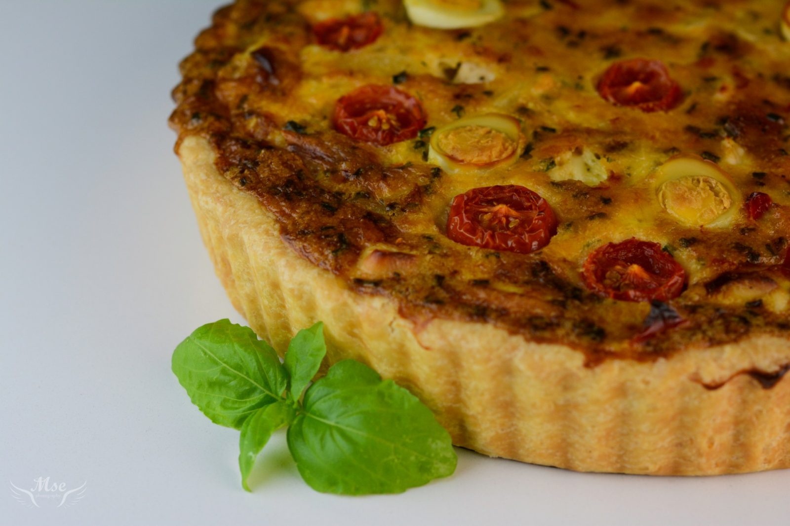 Sajtos-csirkés quiche